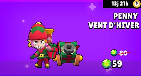 Brawl stars skin penny vent d hiver