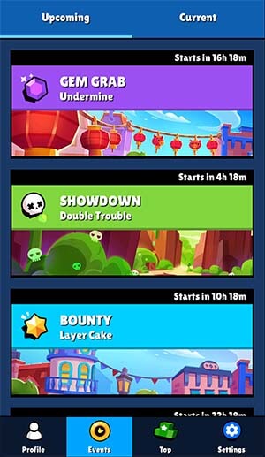 Brawl stars upcoming events brawl stats