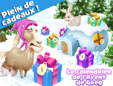 Un calendrier de l'Avent sur Hay Day !