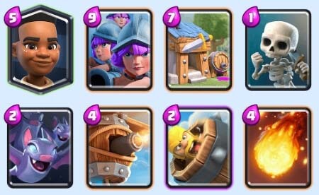 Cavabelier deck 4 clash royale