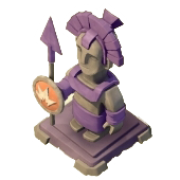 Chef d oeuvre statue energie canonniere boom beach