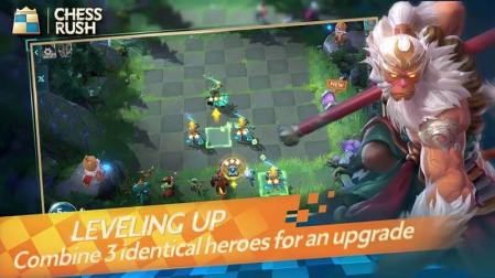 Chess rush level up heros