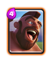Chevaucheur de cochon carte rare clash royale