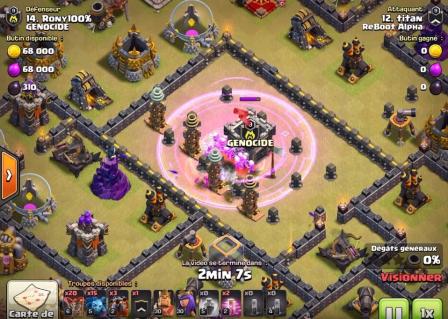 Clash of clans compo mobal squelettique etape 1