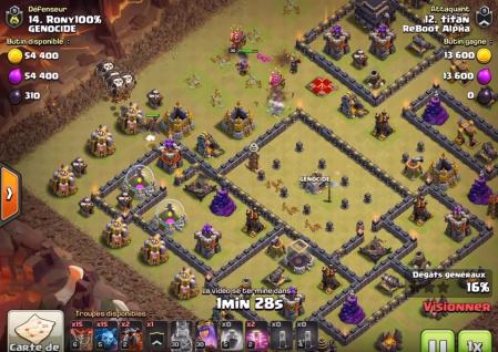 Clash of clans compo mobal squelettique etape 3