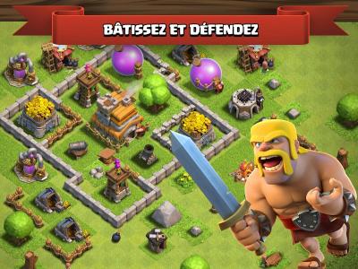 Clash of clans jeu mobile ios android batir defendre village