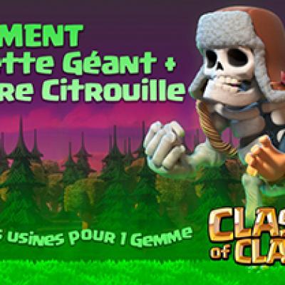 Clash of clans maj halloween troupe nouvelle boost