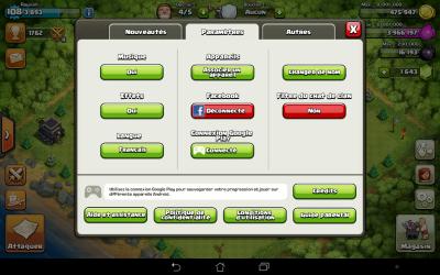 Clash of clans parametres