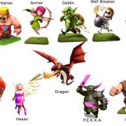 Clash of clans troops 1