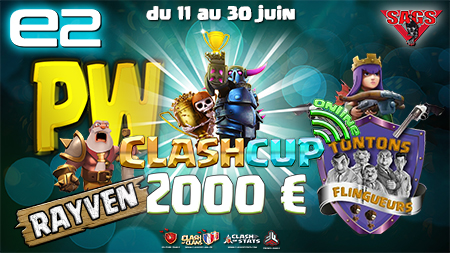 Papys Warriors vs TT Flingueurs 3 ! LIVE ClashCup 2017 CoC