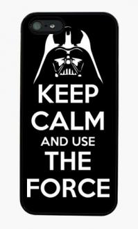 Coque iphone keep calm and use the force