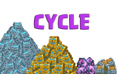 Cycle normal coffre argent or geant magique clash royale