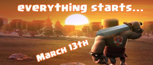Debut tournoi cwc 13 mars clash of clans