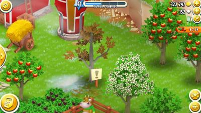 Demande aide arbre pommier hay day