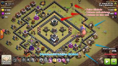 Deploiement troupe goboumoba clash of clans exemple