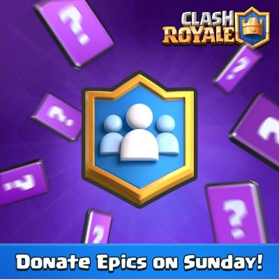 Don carte epique dimanche clash royale sneak peek
