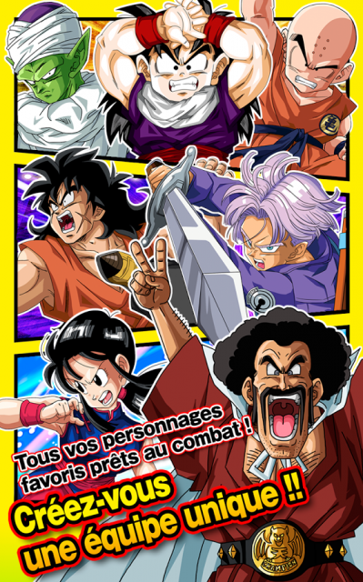 Dragon ball z dokkan battle creer equipe
