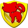 Embleme symbole motif chat rouge papys farmers hay day