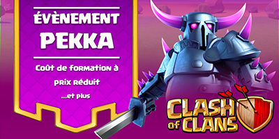 Evenement pekka clash of clans