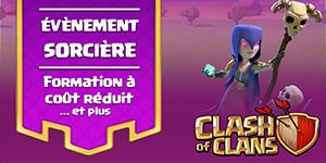 Evenement sorciere clash of clans blog 1