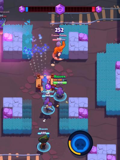 Gameplay brawl stars caverne de cristal smash grab