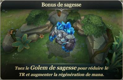 Golem de sagesse arena of valor