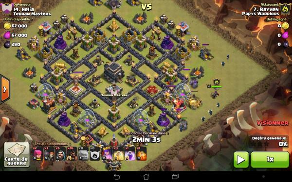 Gowihog deploiement golem sorcier reine tuto