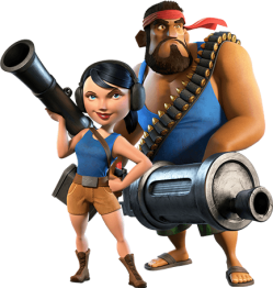 Gros bras zooka compo troupe boom beach