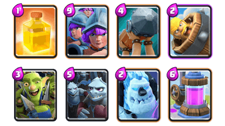 Guerison deck clash royale 3