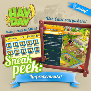 Hay day sneak peek ameliorations