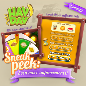 Hay day sneak peek encore plus d ameliorations