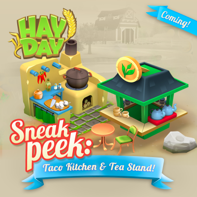 Hay day sneak peek stand the cuisine taco