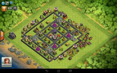 Hdv 8 5 niveau secret exemple clash of clans papys warriors