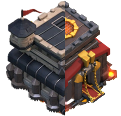 Hdv 9 5 clash of clans papys warriors