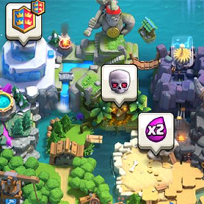 Ile guerre de clans clash royale