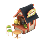 Kiosque a cafe hay day