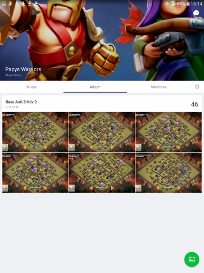 Line album photo clash of clans papys warriors