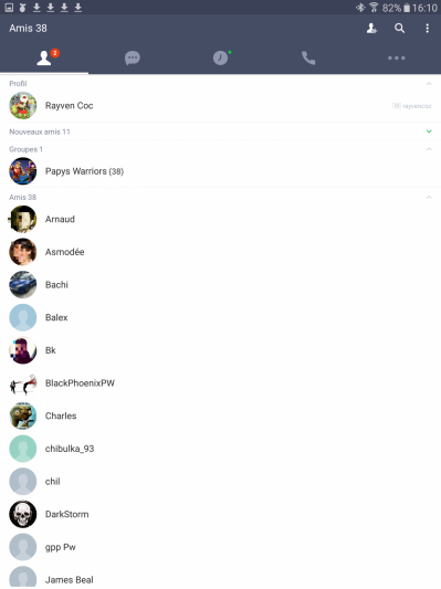 Line ami groupe clash of clans papys warriors