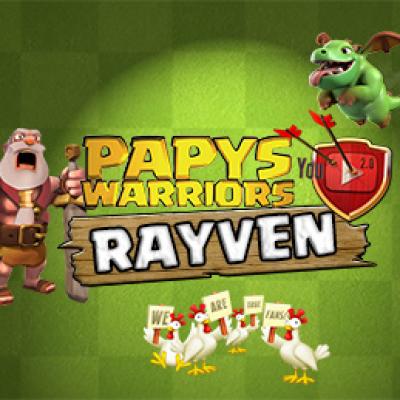 Logo youtube rayven papys warriors