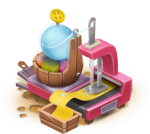Machine a coudre hay day