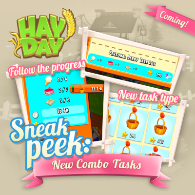 Maj hay day mars 2017 sneak peek3 nouvelle tache