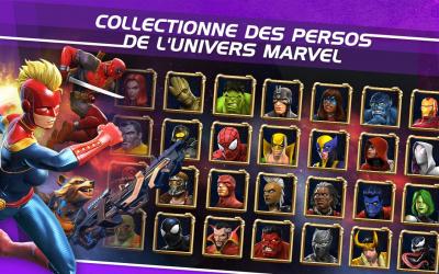 Marvel tournoi des champions collection personnage debloquer