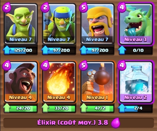 Meilleur deck monter en trophees kawaboumga
