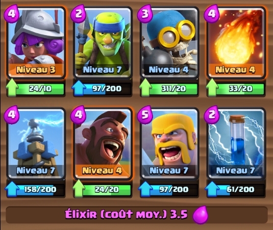 Meilleurs deck sans epique kuaaaly clash royale