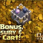 Mise a jour 2016 butin bonus etoile chariot clash of clans
