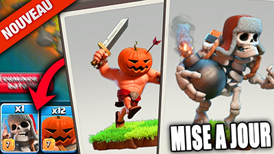 Mise a jour halloween fuite clash of clans