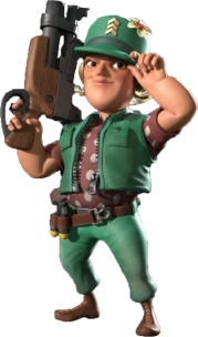 Nouveau heros sergent brick boom beach