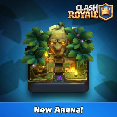 Nouvelle arene clash royale jungle sneak peek