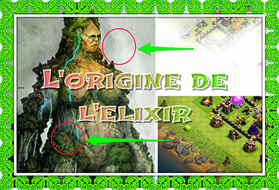 Origine de l elixir clash of clans