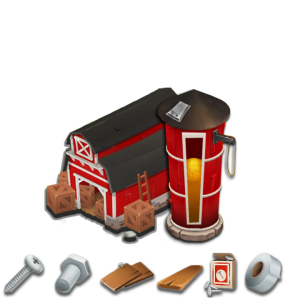 Outils silo grange capacite objets hay day papys famers